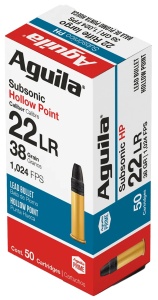 Amunicja AGUILA .22LR Subsonic 38grn 1szt. 