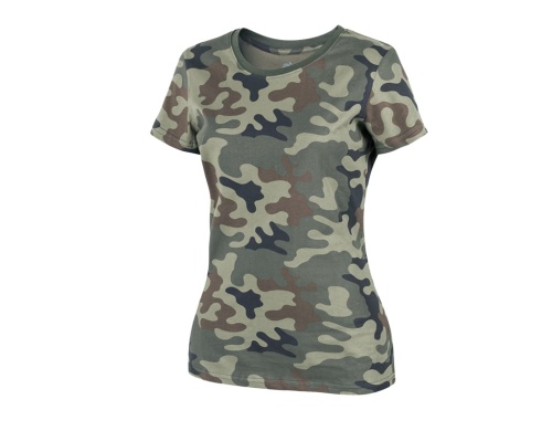 T-Shirt DAMSKI Helikon - Bawełna PL Woodland-2312