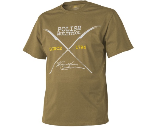 T-Shirt (Polish Multitool) - Bawełna - Coyote-2332