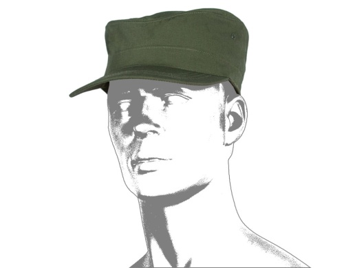 Czapka COMBAT - PolyCotton Ripstop - Olive Green-2377