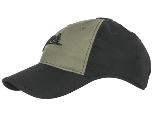 Czapka Logo Cap - Czarna/Olive Green B-2445