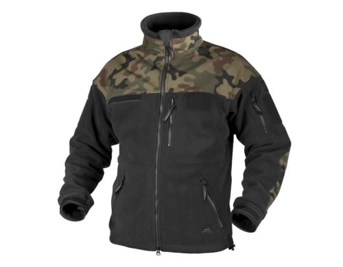 Bluza INFANTRY - Fleece - Czarna/PL Woodland-2489