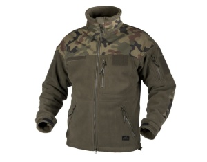 Bluza INFANTRY - Fleece - Olive Green/PL Woodland (BL-INF-HF-18)