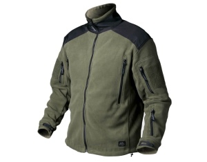 Bluza LIBERTY - Double Fleece - Olive Green/Czarny (BL-LIB-HF-16)