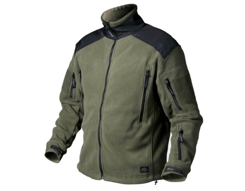 Bluza LIBERTY - Double Fleece - Olive Green/Czarny-2495