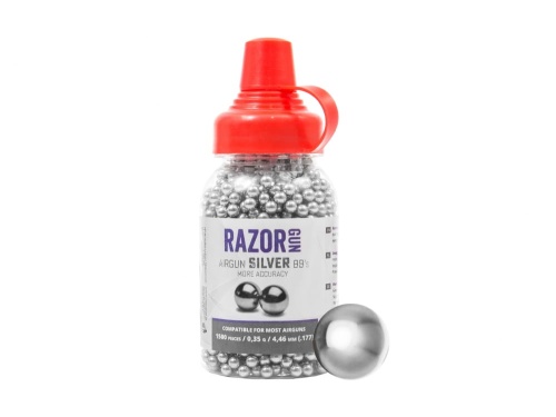 Śrut stalowy BB RazorGun Silver 4,46mm 1500szt.-2563
