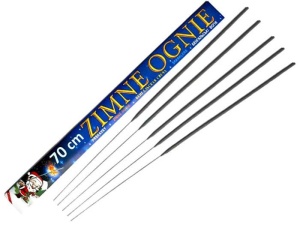 Długie Zimne Ognie 70cm - 5 sztuk