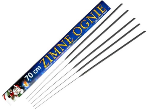 Długie Zimne Ognie 70cm - 5 sztuk-2755