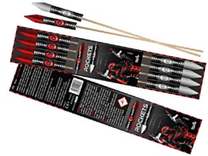 Red Warrior Rockets CP323 - 8 sztuk