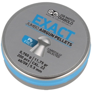 Śrut JSB Diabolo Jumbo Exact Lead 5.5mm, 200szt. (1006-02-200)