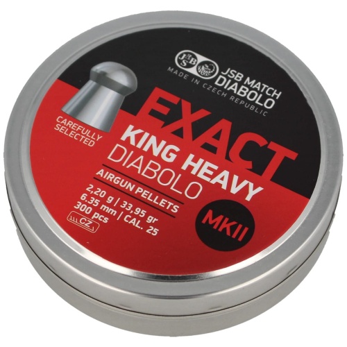 Śrut JSB Exact King Heavy MKII 6.35mm 300szt-2921