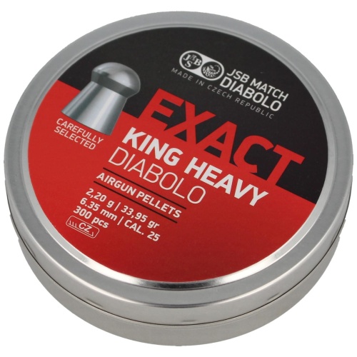 Śrut JSB Diabolo Exact King Heavy 6.35mm 300szt-2924