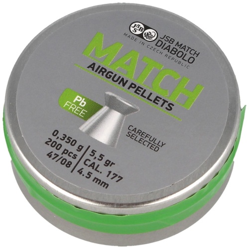 Śrut JSB Green Match Lead Free 4.5mm, 200szt-2953