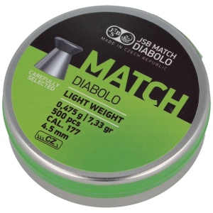 Śrut JSB Green Match Light Weight 4.49mm 0.475g (000004-500)