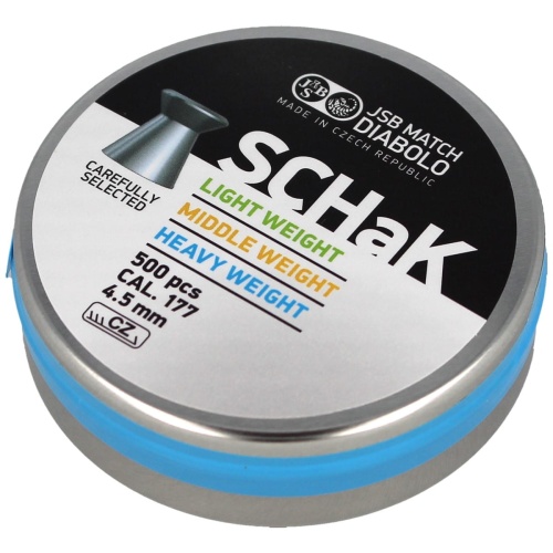 Śrut JSB SCHaK Heavy Weight 4.5mm 0.535g-2976
