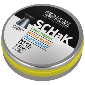 Śrut JSB SCHaK Middle Weight 4.5mm 0.520g (001045-500-YELLOW)
