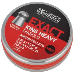 Śrut JSB Exact King Heavy MKII 6.35mm 150szt (546498-150)