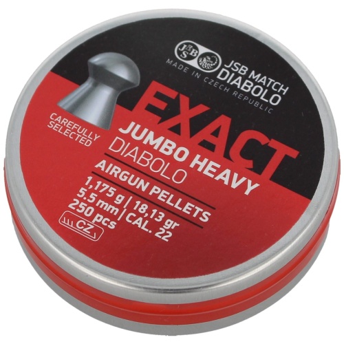 Śrut JSB Exact Jumbo Heavy 5.52mm, 250szt-2987