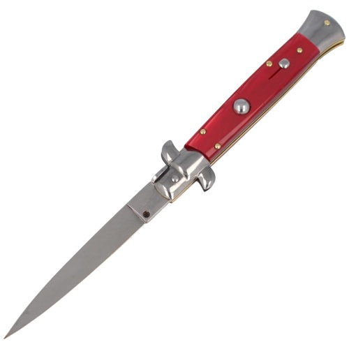 Nóż sprężynowy Frank Beltrame Stiletto Red 23cm-3020