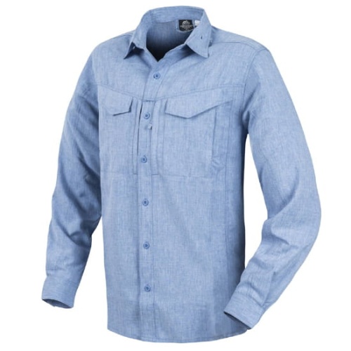 Koszula Mk2 Gentleman Melange Light blue-3186