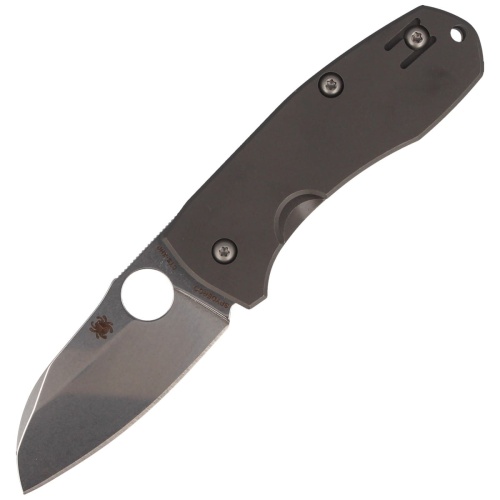 Nóż Spyderco Techno 2 Titanium Plain (C158TIP2)-3362