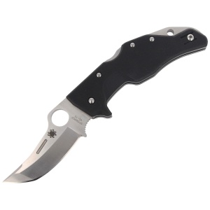 Nóż Spyderco Battlestation G-10 Black Plain (C168GP)