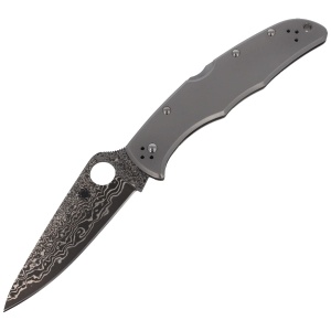 Nóż Spyderco Endura 4 Titanium Damascus Plain (C10TIPD)