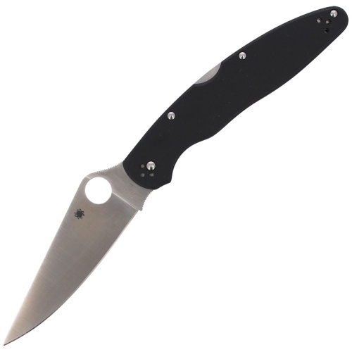 Nóż Spyderco Police Model 4 G-10 Black Plain-3380
