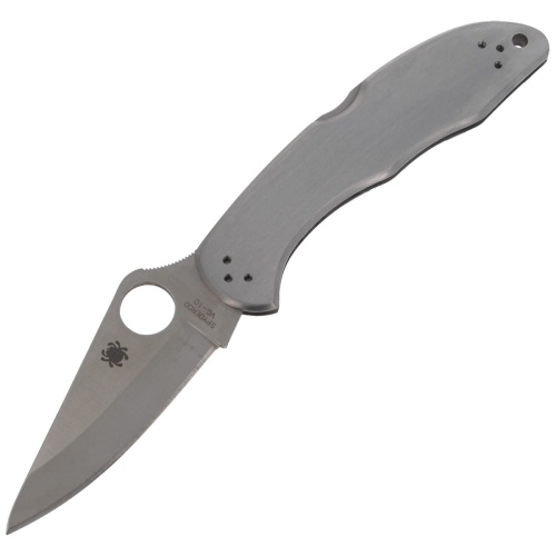 Nóż Spyderco Delica 4 Stainless Steel Plain (C11P)-3595