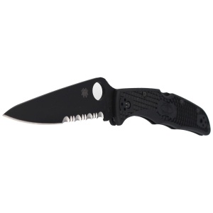 Nóż Spyderco Endura 4 Lightweight Black Blade Combination (C10PSBBK)