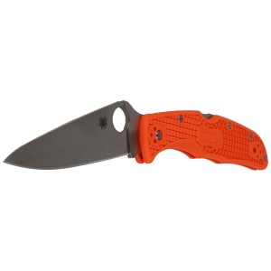 Nóż Spyderco Endura 4 Flat Ground Lightweight Orange Plain (C10FPOR)
