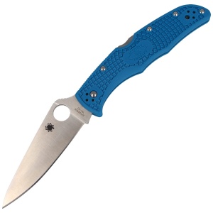 Nóż Spyderco Endura 4 Flat Ground Lightweight Blue (C10FPBL)