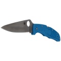 Nóż Spyderco Endura 4 Flat Ground Lightweight Blue-3653