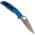 Nóż Spyderco Endura 4 Flat Ground Lightweight Blue-3654