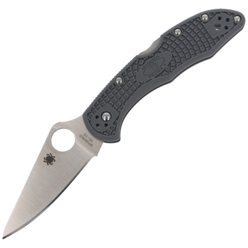 Nóż Spyderco Delica 4 Flat Ground Lightweight Gray-3688