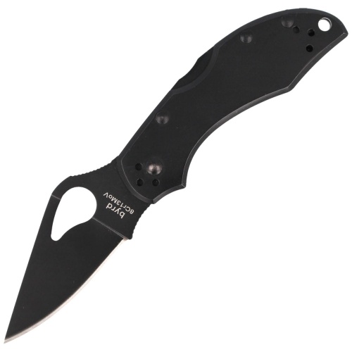 Nóż Spyderco Byrd Robin 2 Black Plain (BY10PBK2)-3812