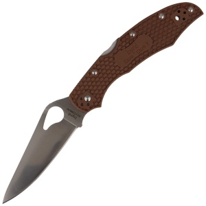 Nóż Spyderco Byrd Cara Cara 2 Brown FRN Plain (BY03PBN2)
