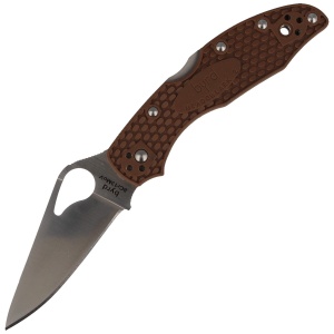 Nóz Spyderco Byrd Meadowlark 2 Brown FRN Plain (BY04PBN2)