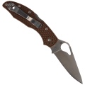Nóz Spyderco Byrd Meadowlark 2 Brown FRN Plain-3847