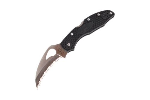 Nóż Spyderco Byrd Hawkbill FRN Spyder (BY22SBK)-3857