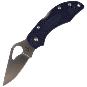 Nóż Spyderco Byrd Robin 2 Blue FRN Plain (BY10PBL2)
