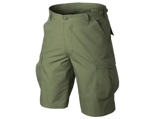 Krótkie Spodnie BDU - Cotton Ripstop - Olive Green-4347