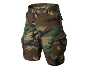 Krótkie Spodnie BDU - Cotton Ripstop - US Woodland (SP-BDK-CR-03)