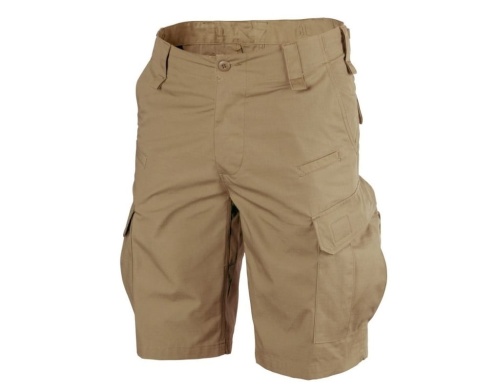 Krótkie Spodnie CPU - PolyCotton Ripstop - Coyote-4356