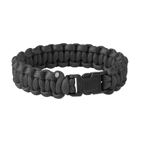 Bransoletka Survival Bracelet Paracord Black-4565