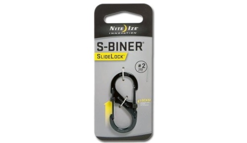 Karabinek Nite-Ize S-Biner Czarny Slidelock czarny-4956