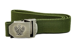 Pas z orłem WP Texar Olive Green