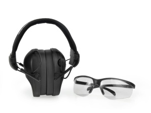 Słuchawki + okulary RealHunter ACTiVE Pro czarne