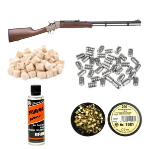 Karabin Rolling Block Pedersoli .50 ZESTAW