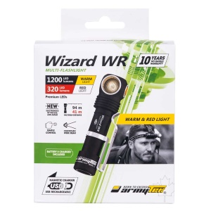 Latarka Wizard WR Armytek USB Ciepła/Czerwona